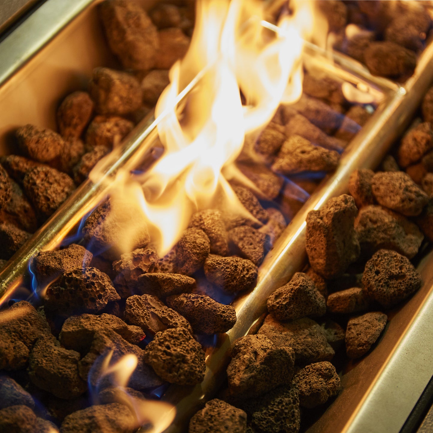 Arcadia Deluxe Rattan Firepit Corner Garden Set - Beige