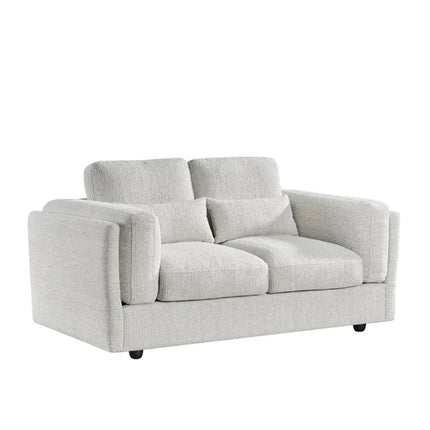 Knix 2 Seater Sofa – Stylish Beige Comfort Seating
