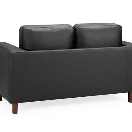 Knolo Black 2 Seater Sofa | Modern Compact Design