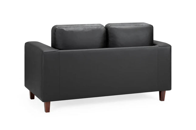 Knolo Black 2 Seater Sofa | Modern Compact Design