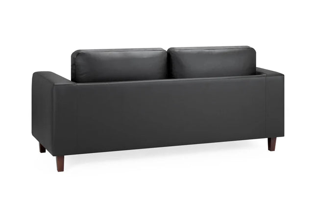 Knolo Black 3 Seater Sofa | Modern Compact Design