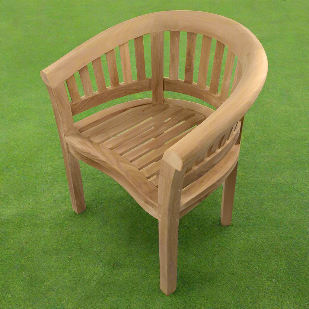 Teak Banana Chair Single