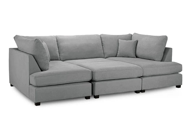 Chesbee Sofa U Shape Corner Sofa – Stylish Grey Comfort Seating