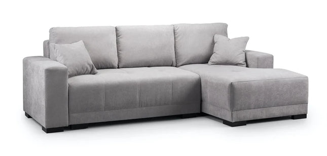 Nest Sofa Bed L Shape Corner – Stylish Grey Comfort Seating (Right Hand)