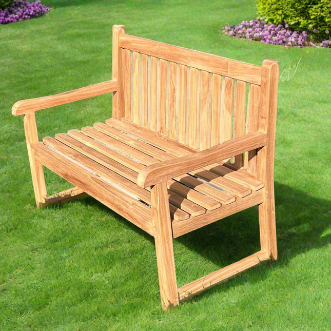 Kingston Teak Park Bench 120cm