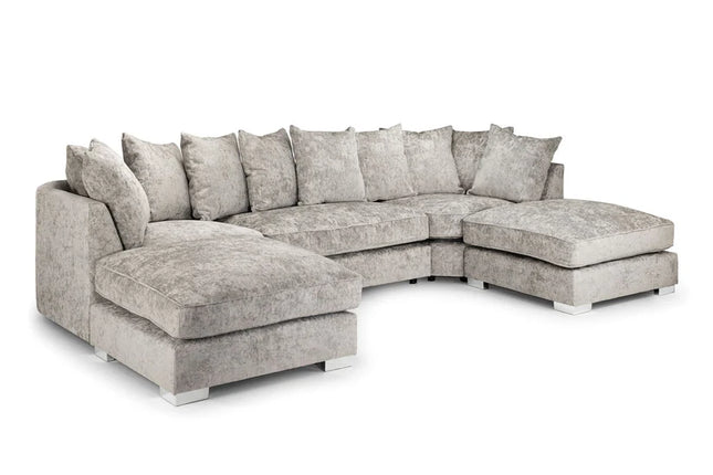 Diavlor Sofa U Shape Corner – Stylish Scatter Truffle Comfort Seating