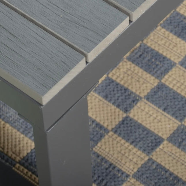 Arven Aluminium Garden Furniture Corner Sofa Set With Coffee Table - Right Hand