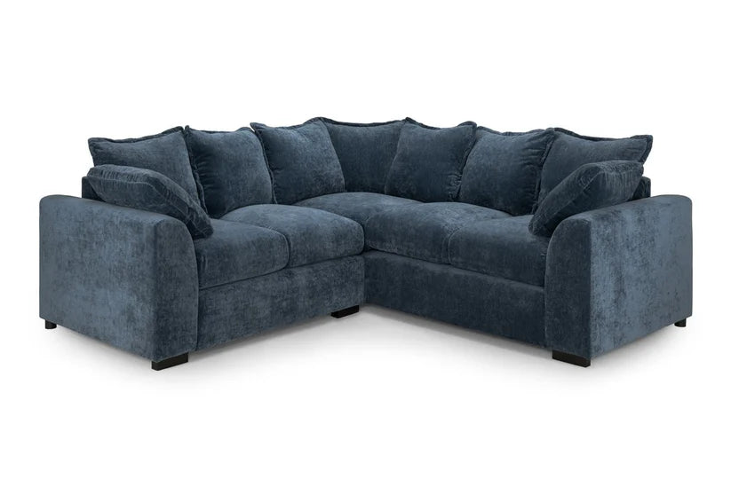 Ember Sofa L Shape Corner – Stylish Blue Comfort Seating