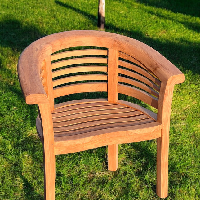 Teak Harmony Garden Chair Horizon Single Extra Thick (Deluxe)