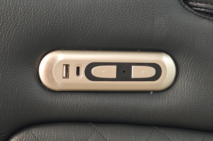 Cosmo 3 Seater Electric Recliner Sofa – Stylish Black Leather Comfort Seating