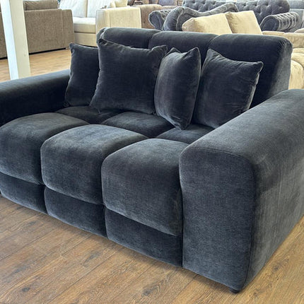 Loofie 2 Seater Sofa – Stylish Black Comfort Seating
