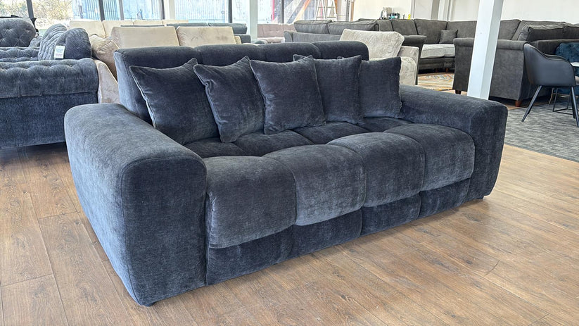 Loofie 3 Seater Sofa – Stylish Black Comfort Seating