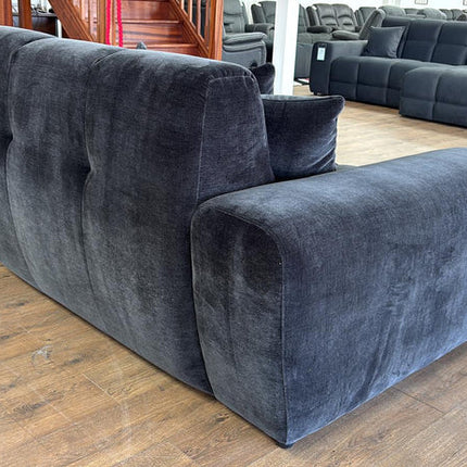 Loofie 3 Seater Sofa – Stylish Black Comfort Seating