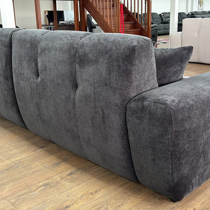 Loofie 3-4 Seater Sofa – Stylish Black Comfort Seating