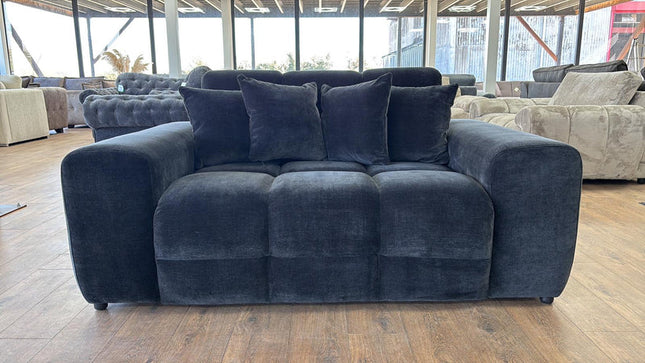 Loofie 2 Seater Sofa – Stylish Black Comfort Seating