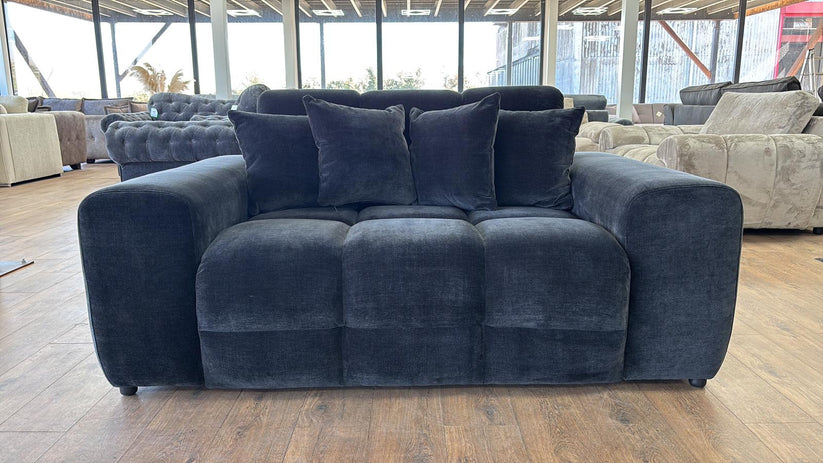 Loofie 2 Seater Sofa – Stylish Black Comfort Seating