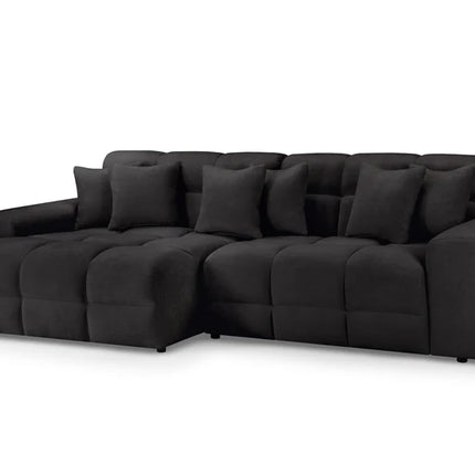 Loofie Cloud Sofa L Shape Corner – Stylish Black Comfort Seating (Left Hand)