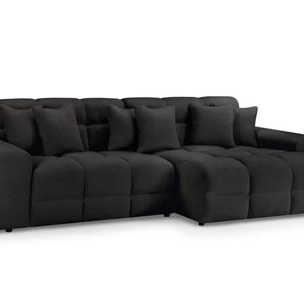 Loofie Cloud Sofa L Shape Corner – Stylish Black Comfort Seating (Right Hand)
