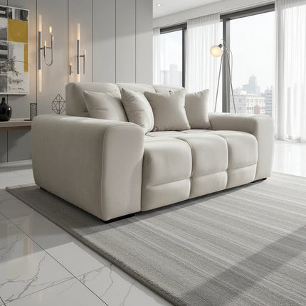 Loofie 2 Seater Sofa – Stylish Beige Comfort Seating