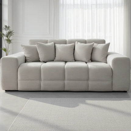 Loofie 3 Seater Sofa – Stylish Beige Comfort Seating
