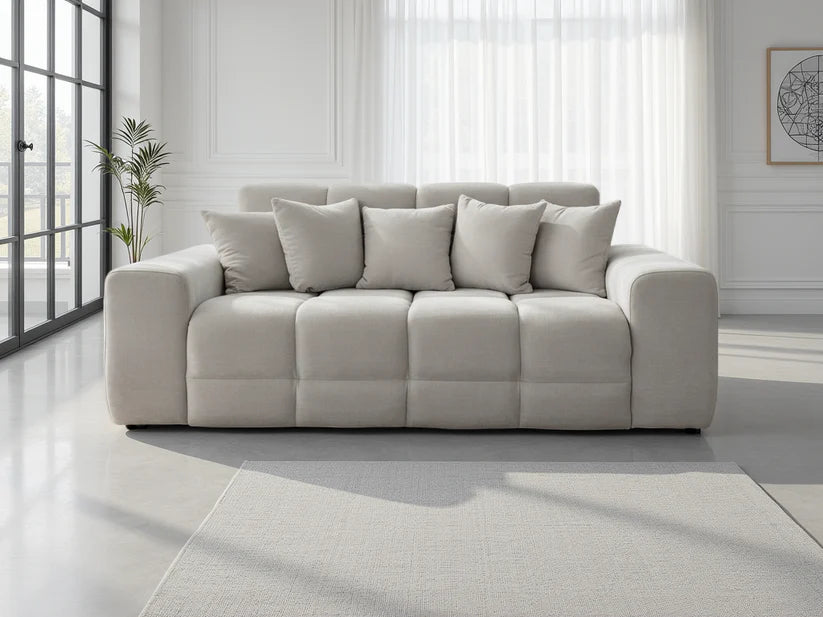 Loofie 3 Seater Sofa – Stylish Beige Comfort Seating