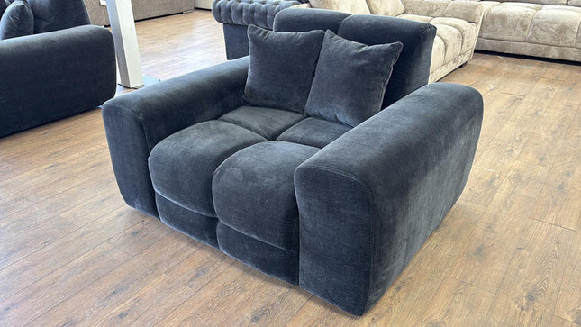 Loofie 1 Seater Armchair Sofa – Stylish Black Comfort Seating