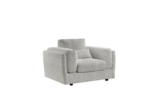 Knix 1 Seater Sofa Armchair – Stylish Grey Comfort Seating