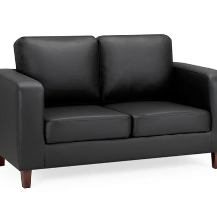 Knolo Black 2 Seater Sofa | Modern Compact Design