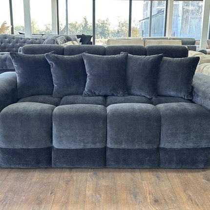 Loofie 3 Seater Sofa – Stylish Black Comfort Seating
