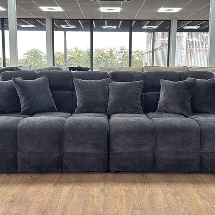 Loofie 3-4 Seater Sofa – Stylish Black Comfort Seating