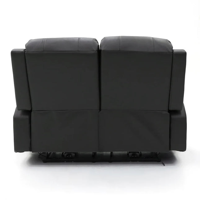 Lumo 2 Seater Electric Recliner Sofa – Stylish Black Leather Comfort Seating