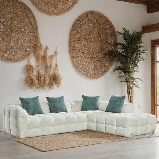 Lume Sofa L Shape Corner – Stylish Natural Comfort Seating