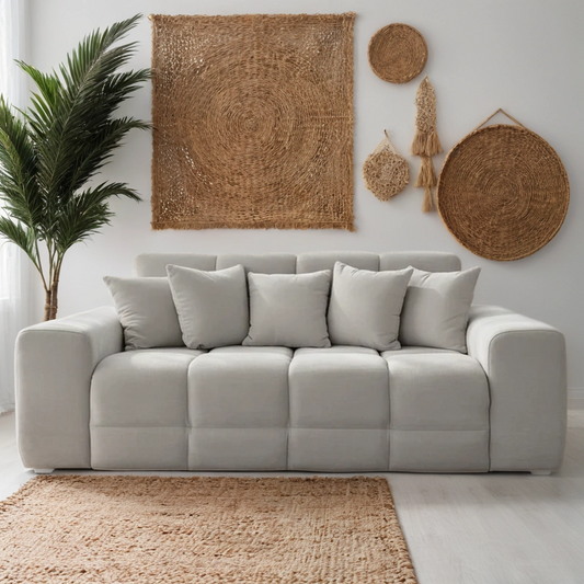 Loofie 3 Seater Sofa – Stylish Beige Comfort Seating