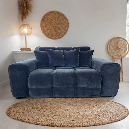 Loofie 2 Seater Sofa – Stylish Black Comfort Seating