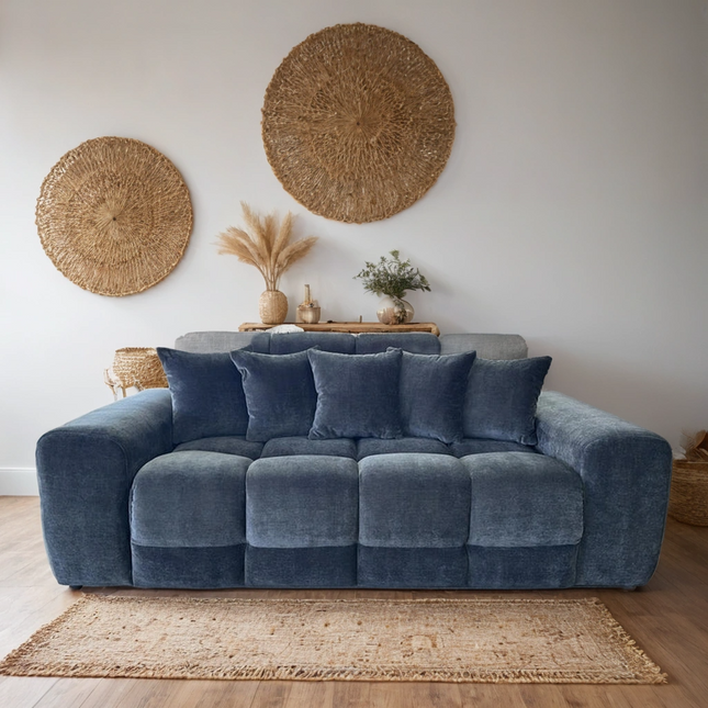 Loofie 3 Seater Sofa – Stylish Black Comfort Seating