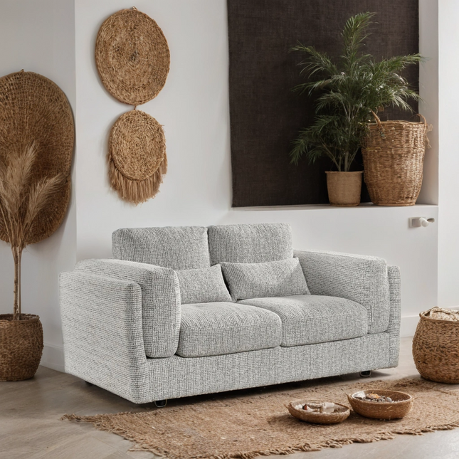 Knix 3 Seater Sofa – Stylish Grey Comfort Seating