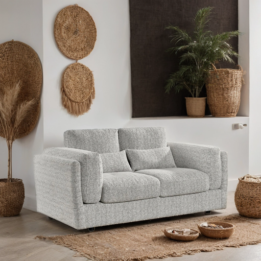 Knix 3 Seater Sofa – Stylish Grey Comfort Seating