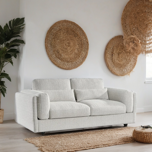 Knix 3 Seater Sofa – Stylish Beige Comfort Seating