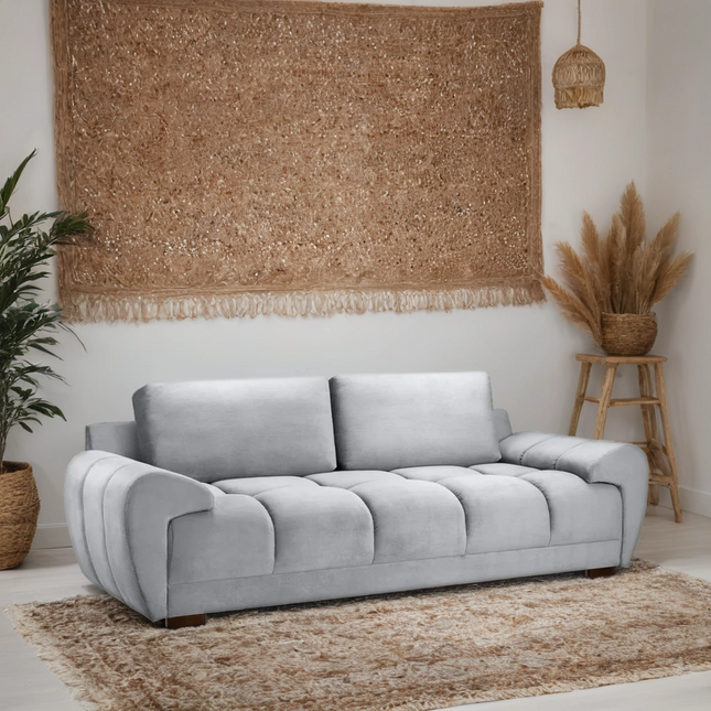 Osla 3 Seater Sofa – Stylish Grey Comfort Seating