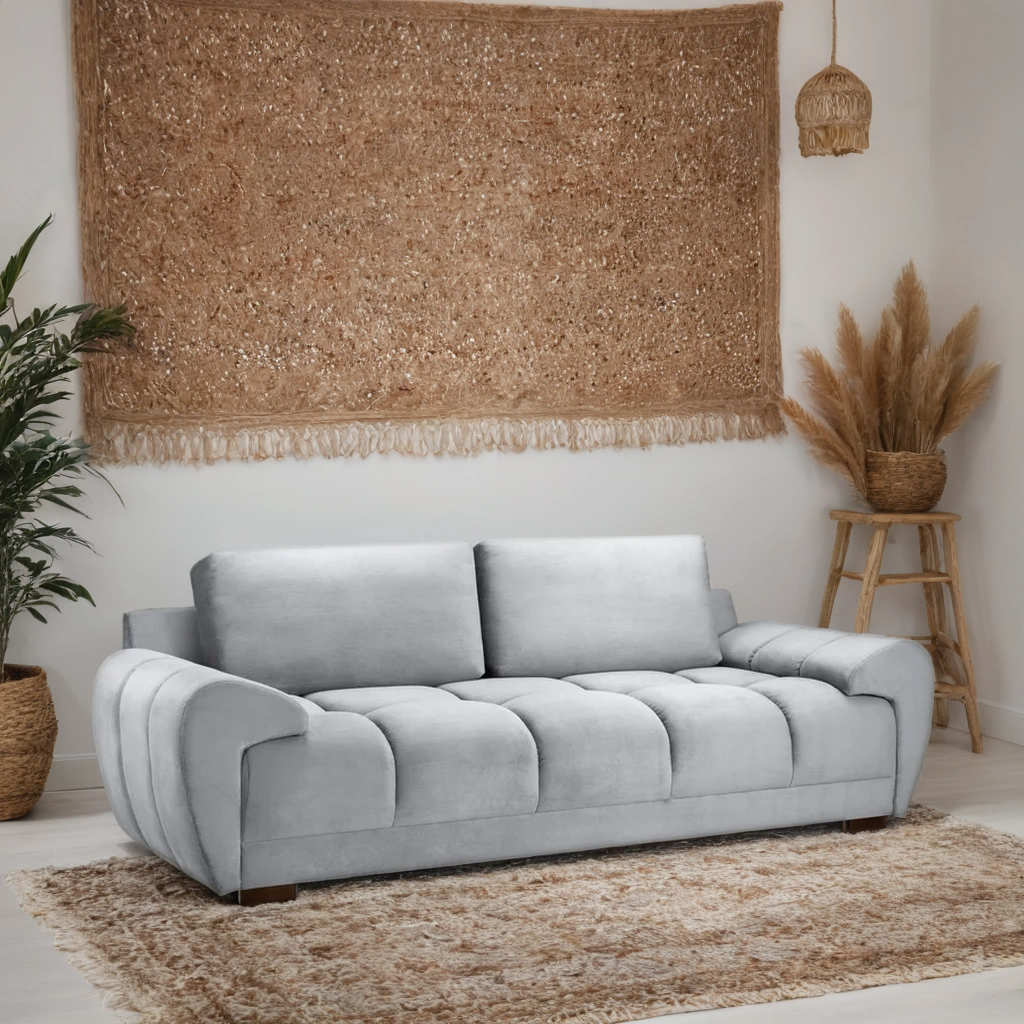 Osla 3 Seater Sofa – Stylish Grey Comfort Seating