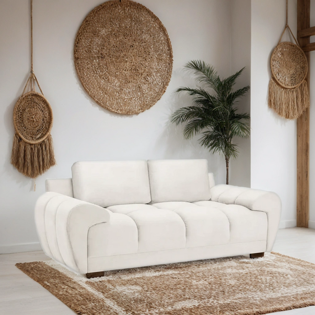 Osla 2 Seater Sofa – Stylish Cream Comfort Seating