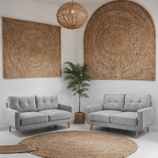 Vera 3 + 2 Seater Sofa Set – Stylish Grey Comfort Seating