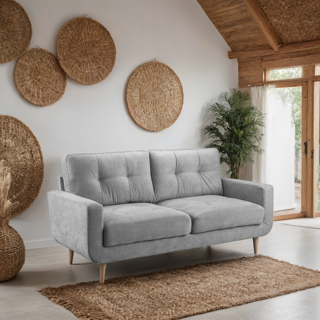 Vera 3 Seater Sofa – Stylish Grey Comfort Seating
