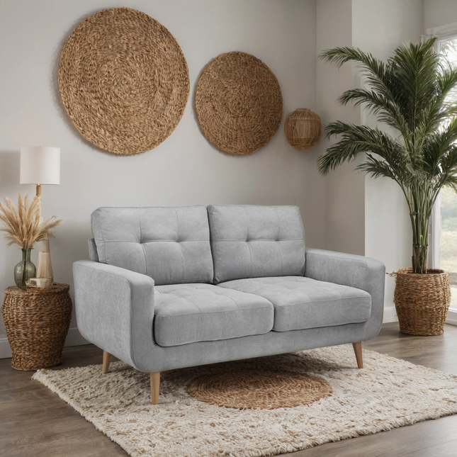Vera 2 Seater Sofa – Stylish Grey Comfort Seating
