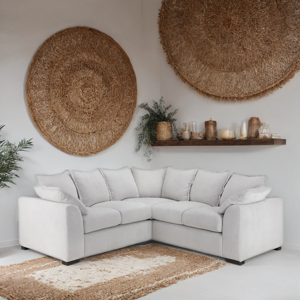 Ember Sofa L Shape Corner – Stylish Natural Comfort Seating – Rk garden ...