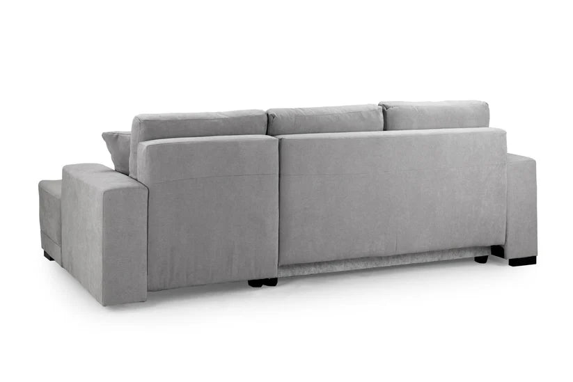 Nest Sofa Bed L Shape Corner – Stylish Grey Comfort Seating (Right Hand)