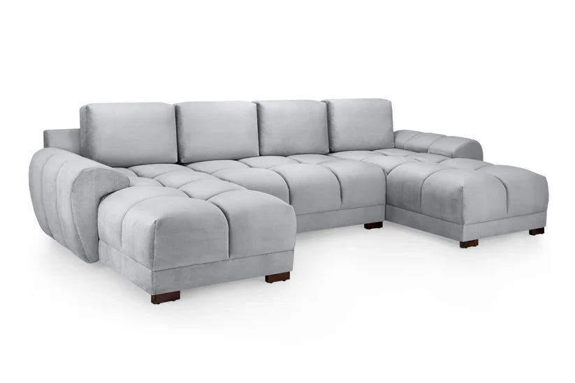 Osla Sofa Grey U Shape Corner – Stylish Grey Comfort Seating