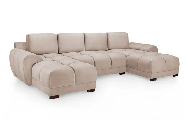 Osla Sofa U Shape Corner – Stylish Mocha Comfort Seating