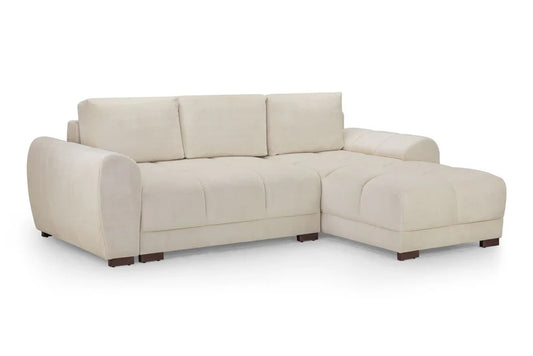Osla Sofa L Shape Corner – Stylish Cream Comfort Seating