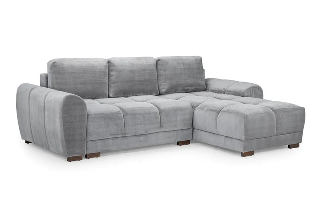 Osla Sofa Bed L Shape Corner – Stylish Grey Comfort Seating